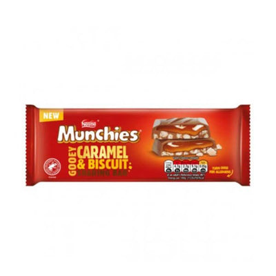 Nestle Munchies Gooey Caramel & Bis. 87g - EuroGiant