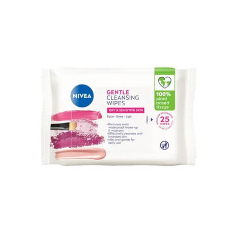 Nivea Face Wipes 3 In 1 Dry Skin 25s - EuroGiant