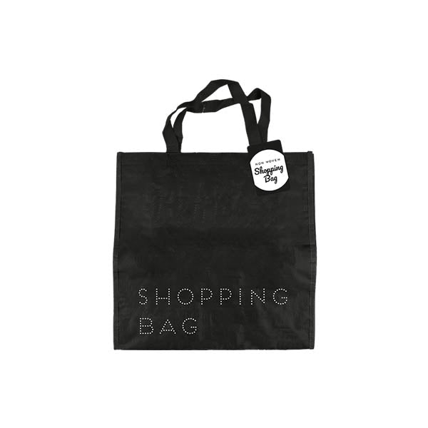 Non Woven Black Reusable Shopping Bag - EuroGiant