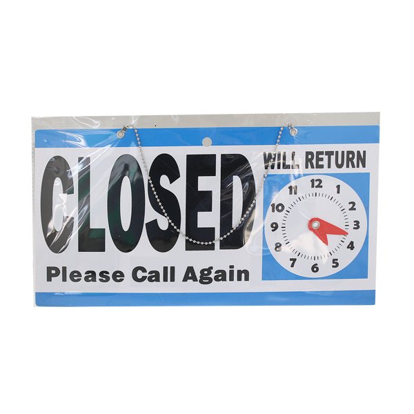 Open/closed Clock Sign - EuroGiant