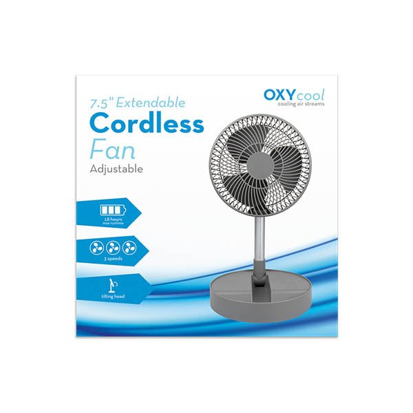 Oxy Cool Cordless Desk Fan 7.8 Inch - EuroGiant