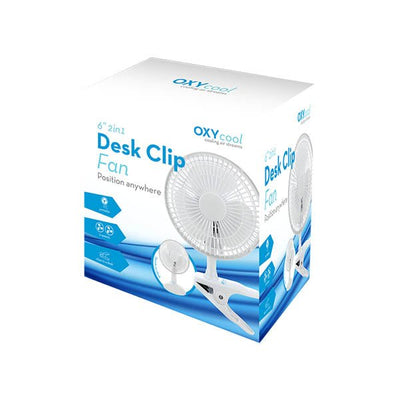 Oxy Cool Desk Clip Fan 6 Inch 2 Speed - EuroGiant
