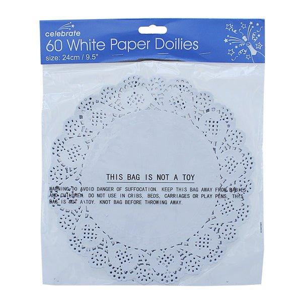 Paper Doilies White 60PK - EuroGiant