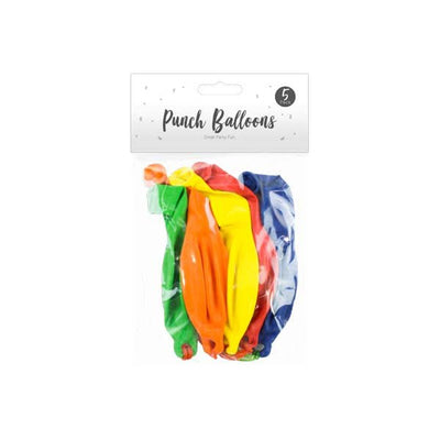 Party Faves Punch Balloons 5 Pk - EuroGiant