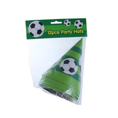 Party Hats 12 Pk Football - EuroGiant