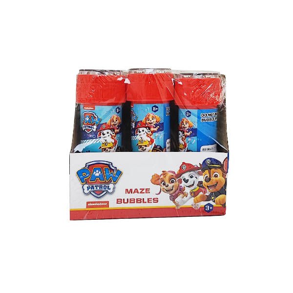 Paw Patrol Maze Bubbles 3PK - EuroGiant