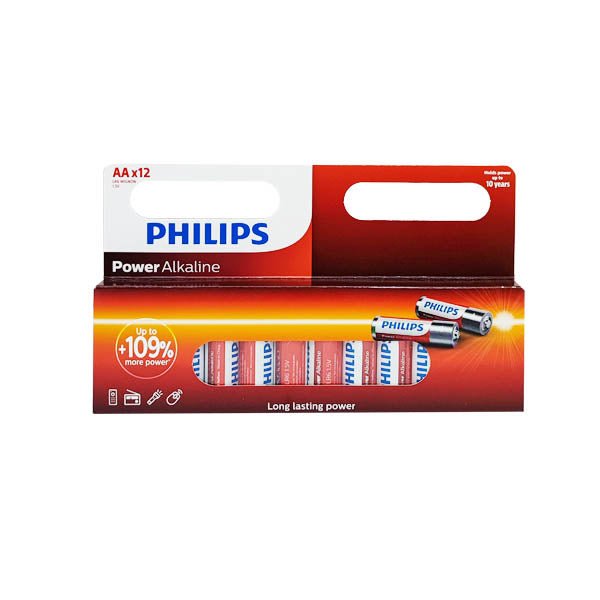 Philips Power Alkaline Aa 12 Pack - EuroGiant