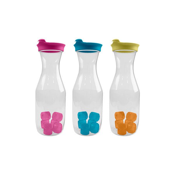 Plastic Carafe With Ice Cubes 1 Litre - EuroGiant