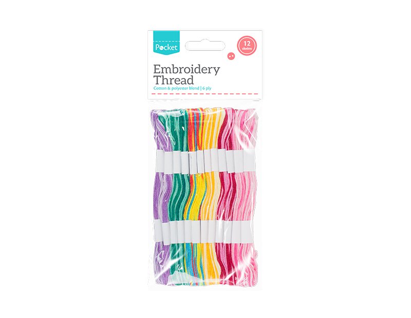 Pocket Embroidery Thread 12 Skeins - EuroGiant