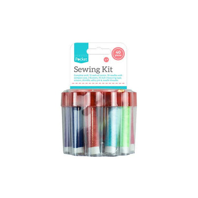 Pocket Sewing Kit 40 Pieces - EuroGiant