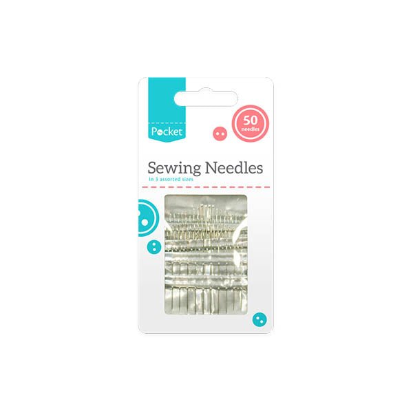 Pocket Sewing Needles 50 Pack - EuroGiant