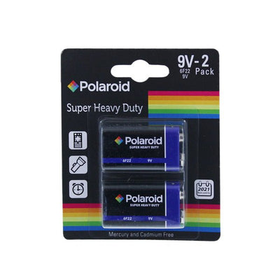 Polaroid Battery 9V 2 Pk - EuroGiant