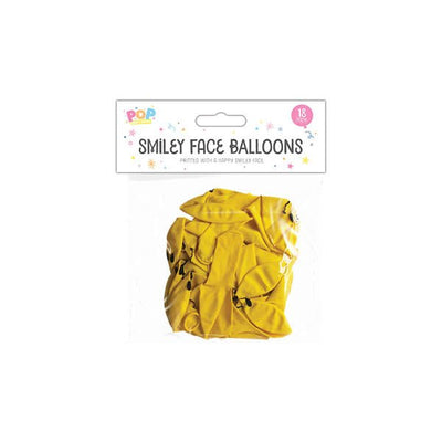 Pop Party Faves Smiley Face Balloons 18 - EuroGiant