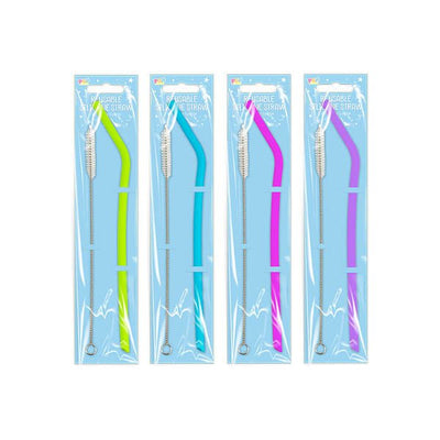 Pop Party Reusable Silicone Straw - EuroGiant