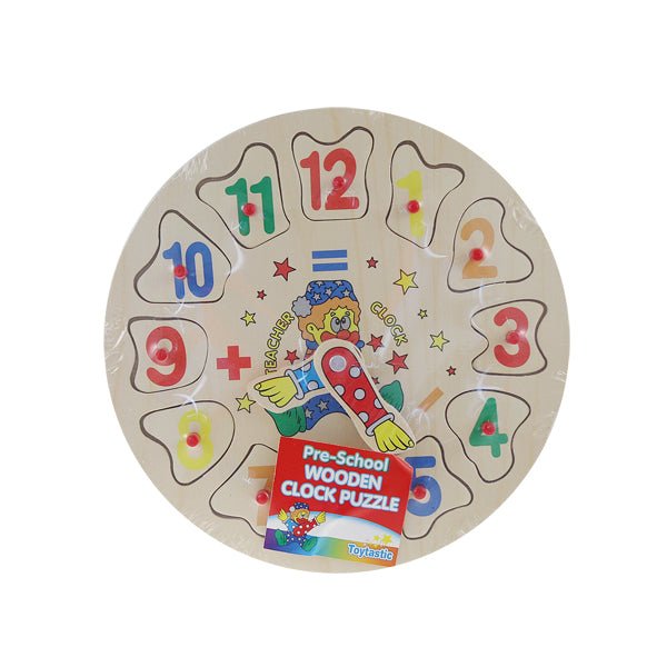 Pre-school Wooden Clock Puzzle - EuroGiant