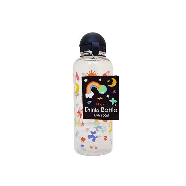 Printed Drinks Bottle Strawberry 600ml - EuroGiant