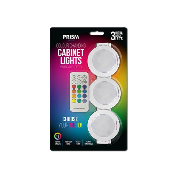 Prism Colour Changing Cabinet Lights - EuroGiant