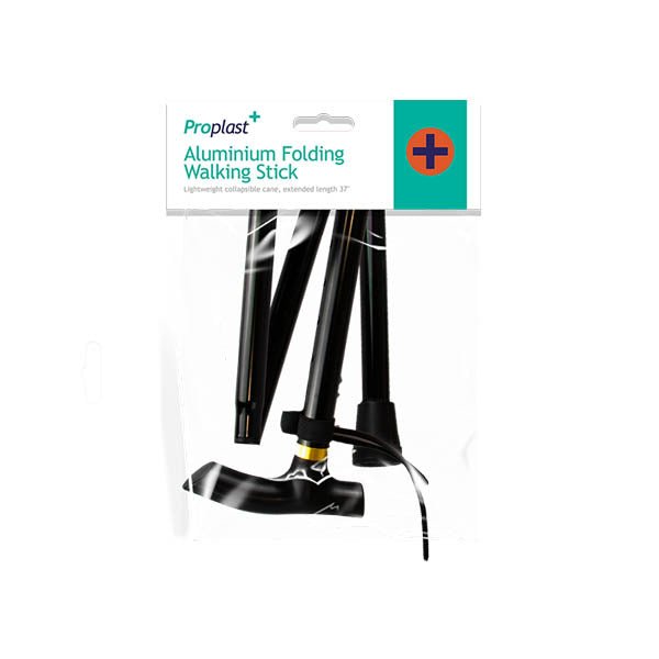 Pro Plast Aluminium Folding Walking Stic - EuroGiant