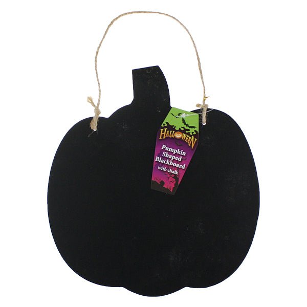 Pumpkin Shaped Blackboard With Chalk - EuroGiant