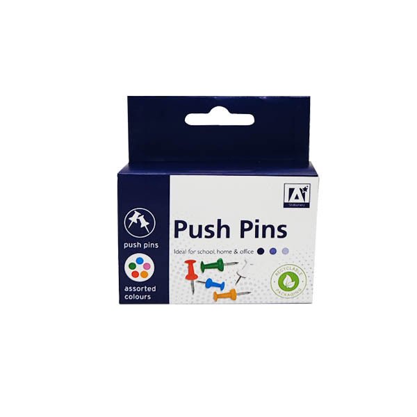 Push Pins Asst Colours - EuroGiant
