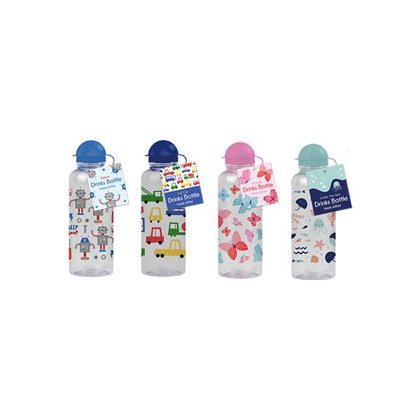 Robot Printed Drinks Bottle 600ml - EuroGiant