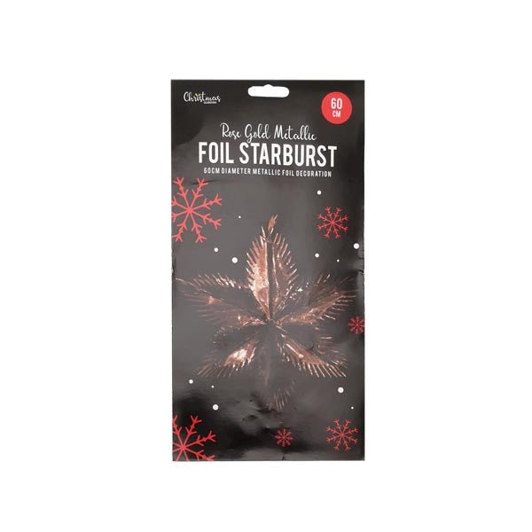 Rose Gold Metallic Foil Starburst - EuroGiant