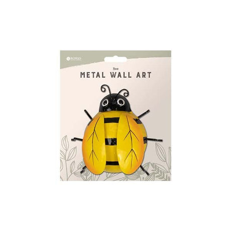 Rowan Bee Metal Wall Art - EuroGiant