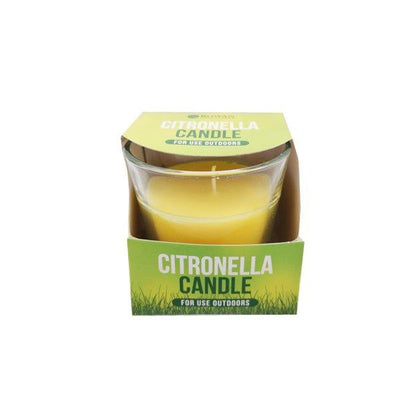 Rowan Citronella Candle In Glass Cup - EuroGiant