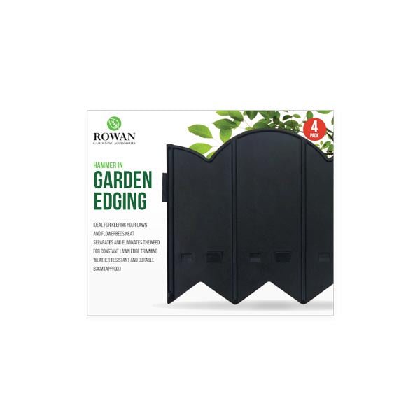 Rowan Hammer In Garden Edging 4 Pk - EuroGiant