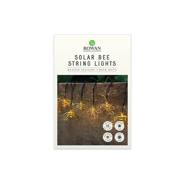 Rowan Solar Bee String Lights Warm White - EuroGiant