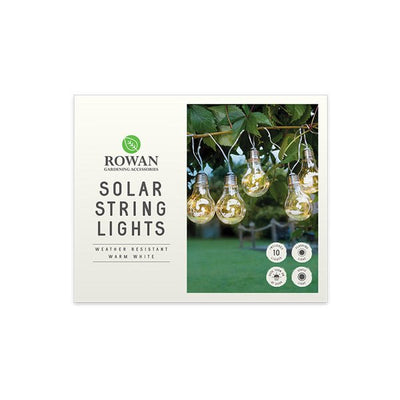 Rowan Solar String Lights 10s Warm White - EuroGiant
