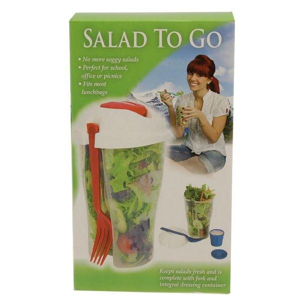 Salad To Go Container With Fork - EuroGiant
