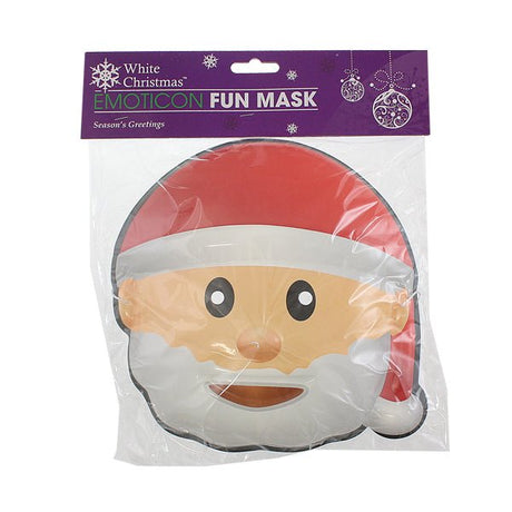 Santa Emoticon Fun Mask - EuroGiant