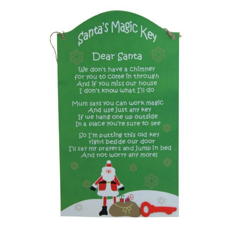 Santa Magic Key Poem Board - EuroGiant