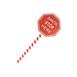 Santa Stop Here Sign - EuroGiant