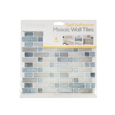 Self adhesive Mosaic Wall Tiles 4pk - EuroGiant