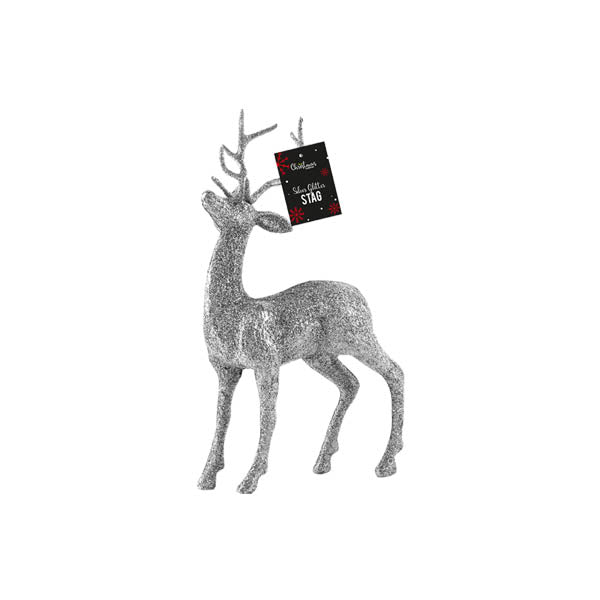 Silver Glitter Stag - EuroGiant