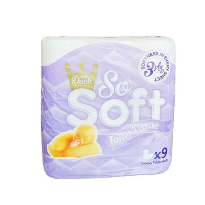 So Soft Little Duck Toilet Tissue 9 Pk - EuroGiant