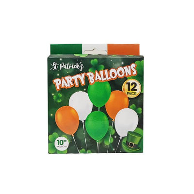 St Patricks Party Balloons 12 Pack - EuroGiant