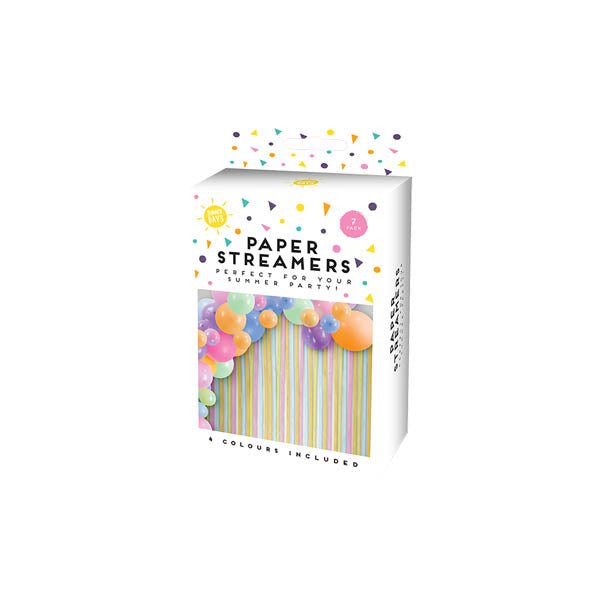 Summer Days Paper Streamers 7 Pack - EuroGiant