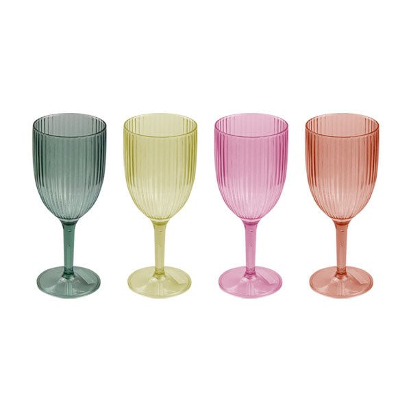 Summer Plastic Wine Glass - EuroGiant