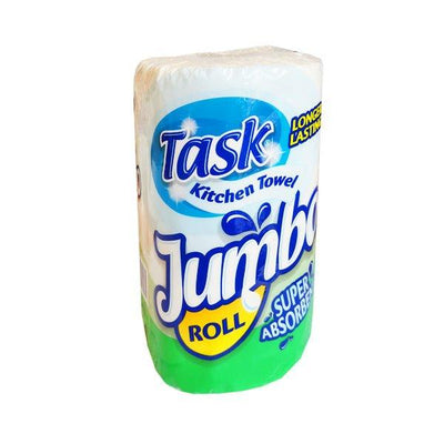 Task Jumbo Kitchen Towel Roll 2 Ply - EuroGiant