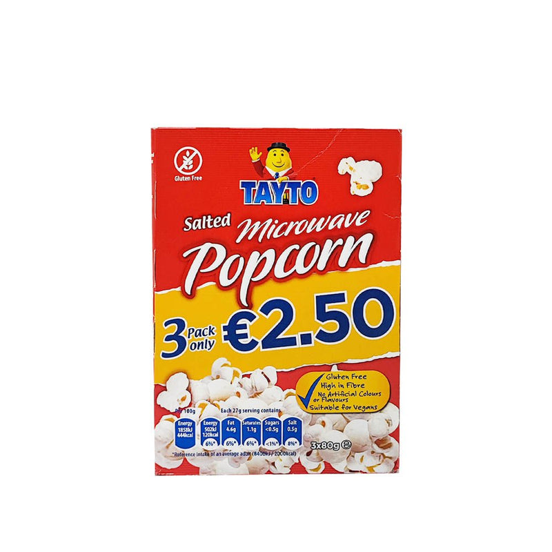 Tayto Microwave Popcorn 3PK - EuroGiant