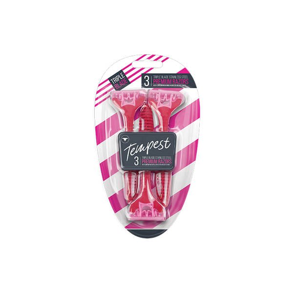 Tempest Triple Blade Razors 3PK - EuroGiant