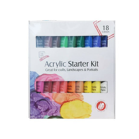 The Box Artist Acrylic Starter Kit 18 Pc - EuroGiant