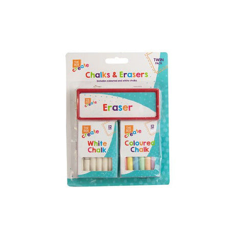 The Box Create Chalks & Erasers Set - EuroGiant