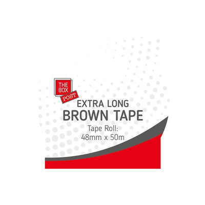 The Box Post Extra Lng Brown Tape 50M - EuroGiant