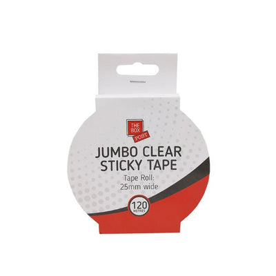 The Box Post Jumbo Clear Sticky Tape - EuroGiant