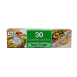 Tidy Z Double Zipper Food Bags 30 Pack - EuroGiant