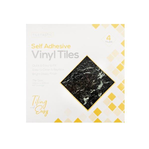 Tiletastic Self Adhesive Tiles Dark Slate - EuroGiant